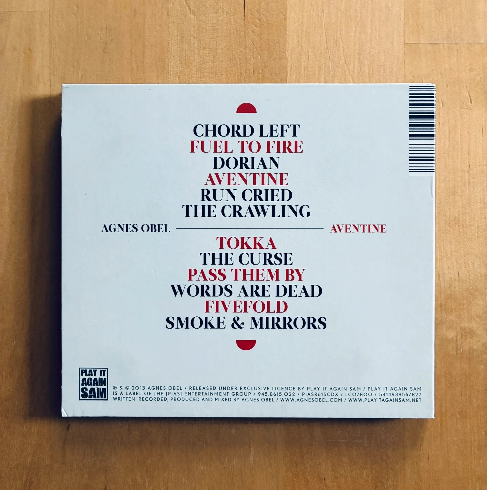 CD digipack Agnes Obel Aventine. – photo 3